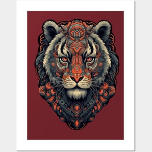 Tiger Face Posters and Art